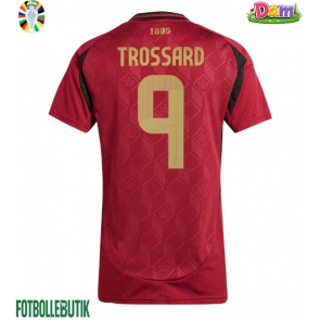 Belgien Leandro Trossard #9 Hemmatröja Kvinnor EM 2024 Kortärmad